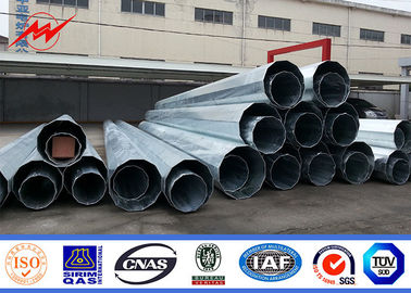 Cột thép mạ kẽm tiêu chuẩn 75FT Philippines NGCP với độ dày 4-5mm