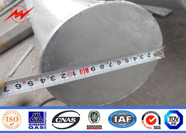 69KV 45FT 2 Phân đoạn Thép mạ kẽm Cực Philippines Tiêu chuẩn NEA