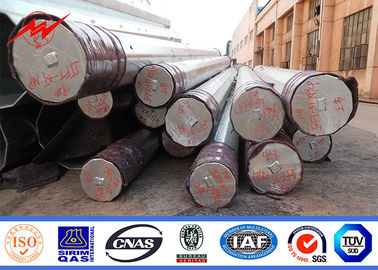 14m 2500 Dan 2 Đoạn chôn điện trực tiếp Cực thép mạ kẽm Cực đơn cực