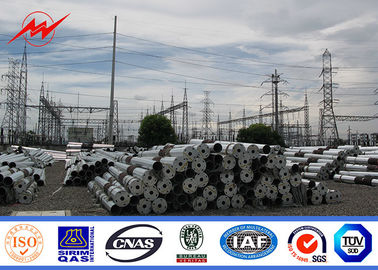 30ft 35ft Thép mạ kẽm nhúng nóng Điện cực cho đường dây truyền tải