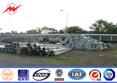 Thép mạ kẽm nhúng nóng cực, 35ft Q345 Điện cực cực 2.75mm dày