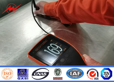 100 Ft Mặt bích Loại 3 Phần thép mạ kẽm Cực với Leo Rung