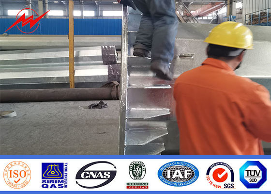 Tháp truyền tải đơn cực 30,5 M Philippines NGCP Điện truyền thống