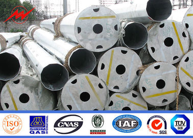 16m 2500dan Galvanization Tháp thép Cột 90ft Châu Phi đường truyền Đường kim loại
