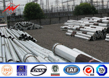 Các cột điện tiện ích mạ kẽm 9m - 3kn cho đường dây phân phối điện bên ngoài