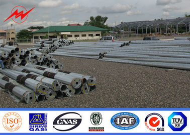 Các cột điện tiện ích mạ kẽm 9m - 3kn cho đường dây phân phối điện bên ngoài