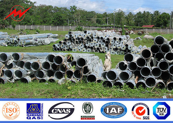 Cực hữu ích thép điện bát giác cho đường dây phân phối điện 69KV