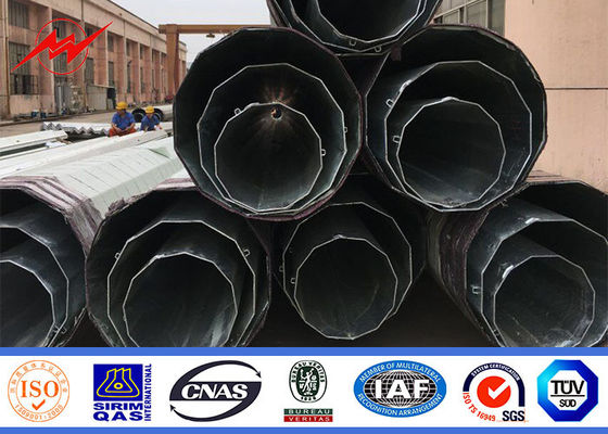 Thép chịu tải 8M 6,5KN Cực thép hình ống Q345 Mạ kẽm nhúng nóng