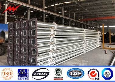 Hot Dip Galvanized Street Light Pole với lớp phủ polyester màu