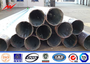 25-80ft Thép đa giác mạ kẽm Cực thép Điện cực với Bitumn NEA NGCP
