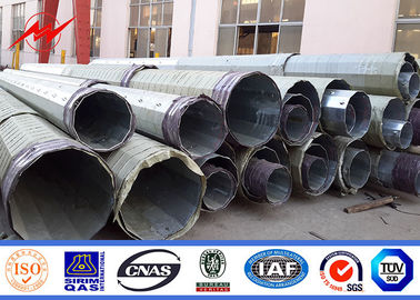 25-80ft Thép đa giác mạ kẽm Cực thép Điện cực với Bitumn NEA NGCP