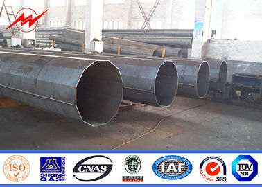Cột thép mạ kẽm 12m Columniform Tốc độ gió 160km / giờ 30m / S