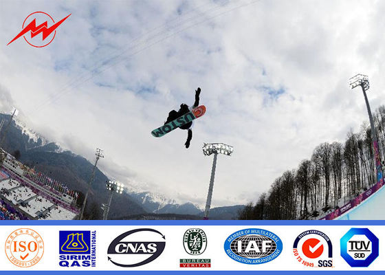 Đèn đậu xe đa giác cột cột cao