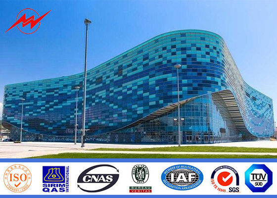 Đèn đậu xe đa giác cột cột cao