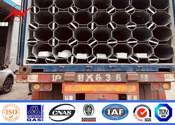 9m 10m 12m 500Dan cột điện tiện ích cho đường truyền ở châu Phi Thiết kế mạnh mẽ và bền vững