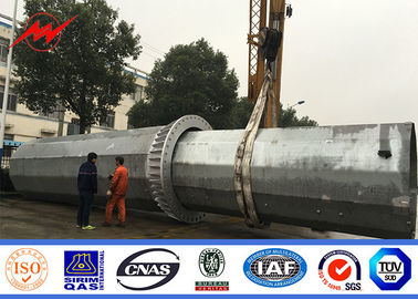 90ft 100ft Ba cực truyền tải điện cực / phân phối điện cực ISO