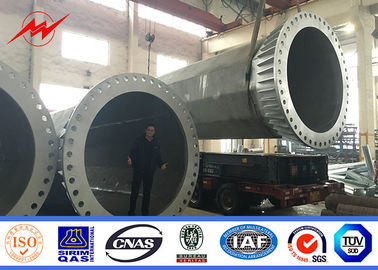 90ft 100ft Ba cực truyền tải điện cực / phân phối điện cực ISO