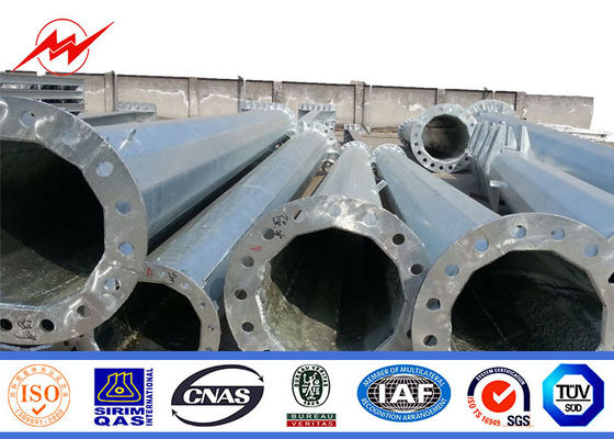 220KV điện thép cột galvanized conical ống dẫn điện