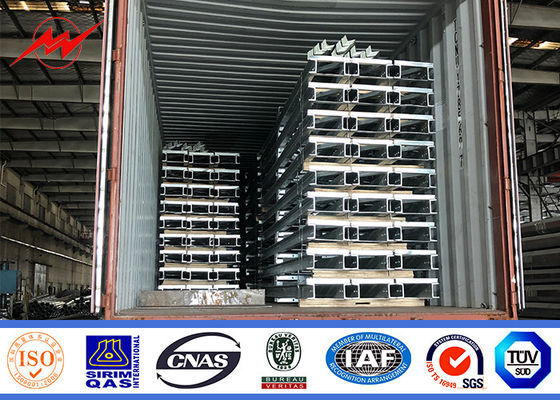 10m 400dan 650dan 800dan 355n / Mm2 Cực thép hình ống