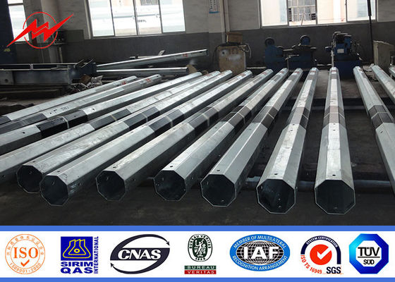 Dây chuyền phân phối Cực thép hình ống 9m 5.5mm với FRP