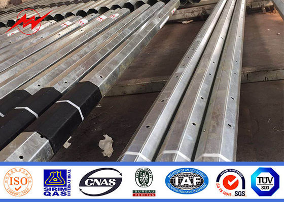 Dây chuyền phân phối Cực thép hình ống 9m 5.5mm với FRP
