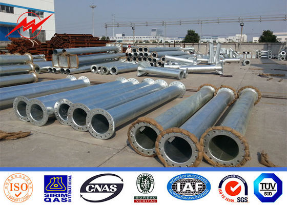 15m 17m 20m Cột truyền tải điện Thép dây điện mạ kẽm nhúng nóng