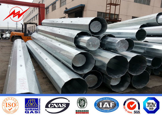 15m 17m 20m Cột truyền tải điện Thép dây điện mạ kẽm nhúng nóng