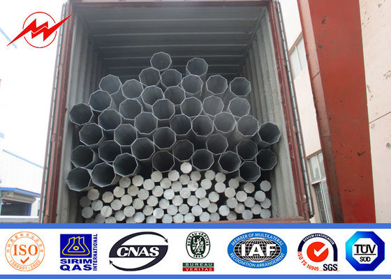 Cột điện hình ống thép mạ kẽm 32m