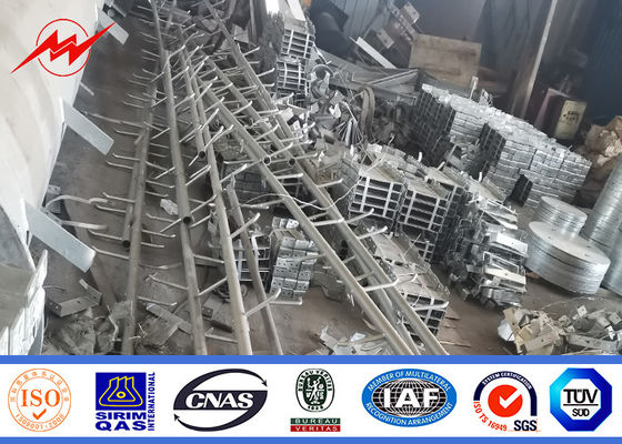 Cột mạ kẽm nhúng nóng 14m 1600 Dan với chiều dài 2,5m