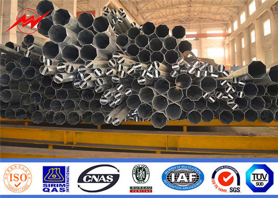 18m 300-1000KG thiết kế tải trọng thép cột điện cho truyền điện áp cao