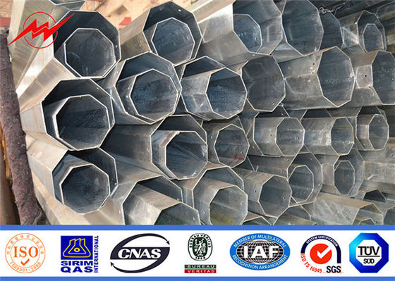 ASTM A123 Cột điện tiện ích Ống mạ và lớp phủ polyester màu