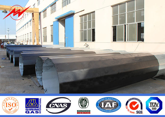 Q345 Hình ống 17m 22m Điện cực truyền tải Điện