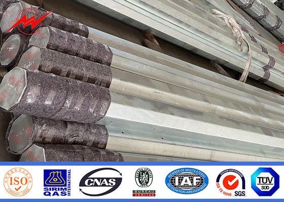 15KV 500KGF Tải điện hình bát giác Cực điện nhúng nóng Mạ kẽm 25FT-45FT