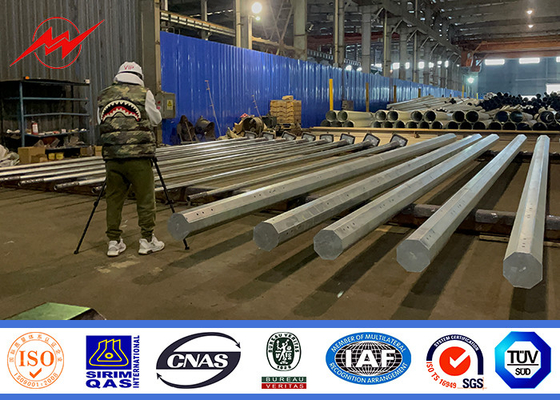 60ft thép galvanized ống tiện ích cột điện kim loại cột thép kính thiên văn