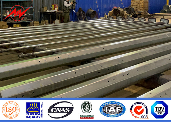 60ft thép galvanized ống tiện ích cột điện kim loại cột thép kính thiên văn